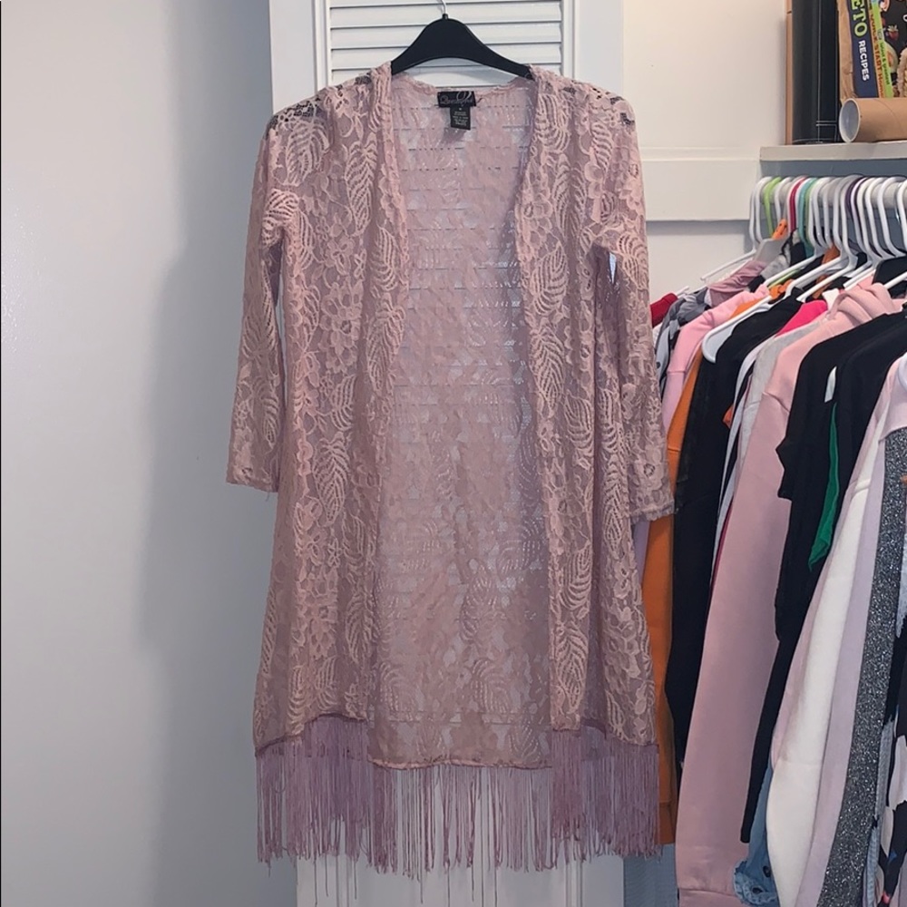 Pink Cardigan